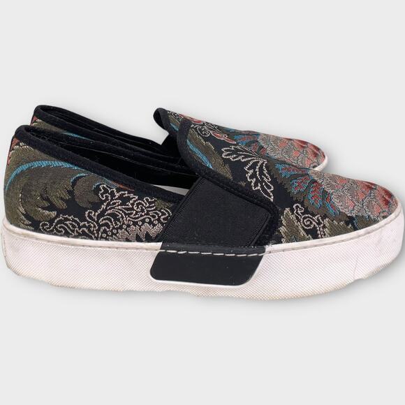 1. State Waylon Peacock Brocade Tapestry Slip On Sneaker Platform Anthropologie - Picture 10 of 10